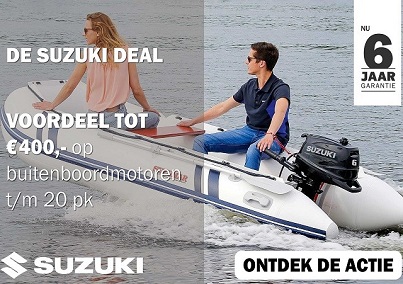 Suzuki Buitenboordmotor Deal: Tot €400 korting!