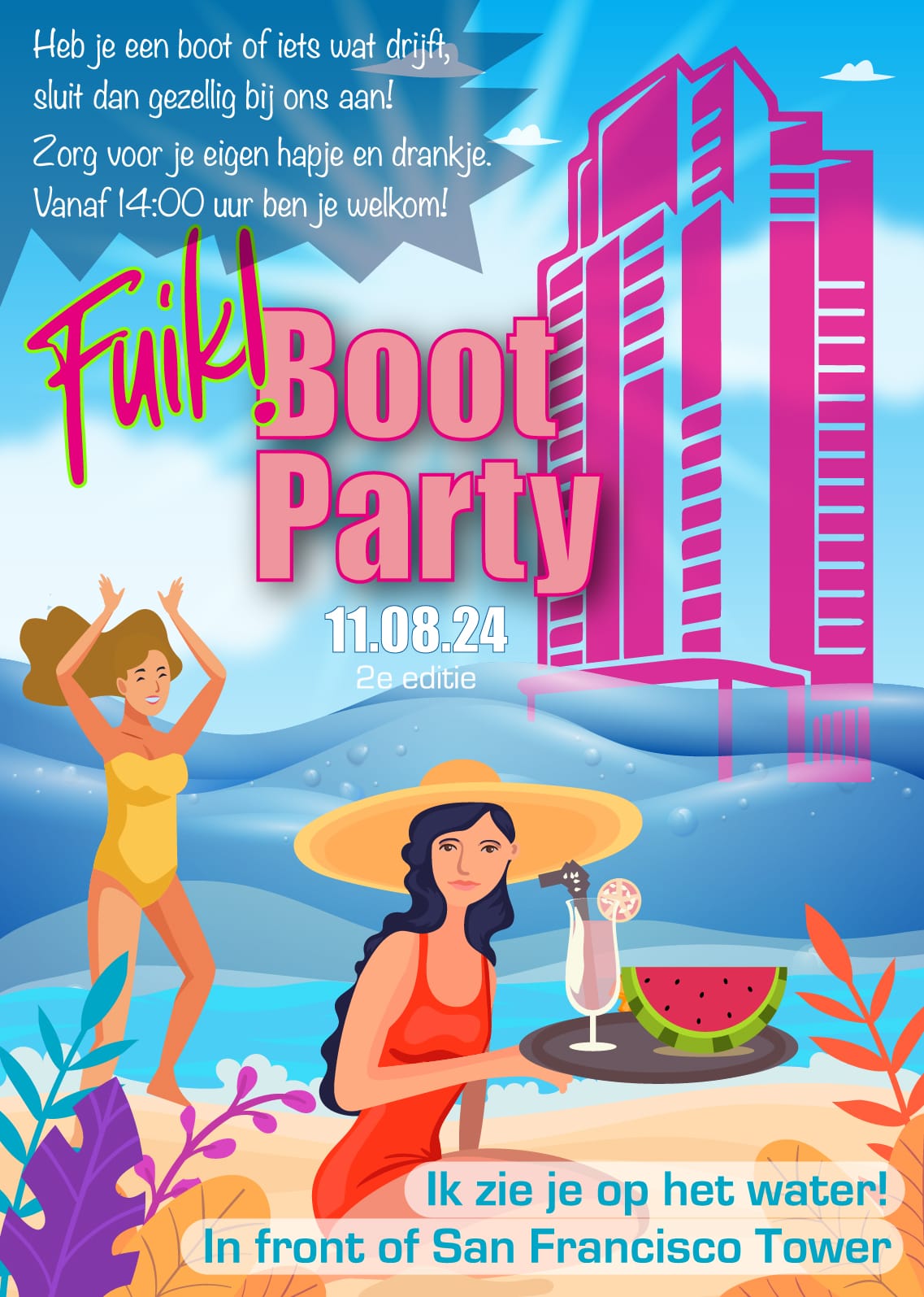 Fuik boot party Almere