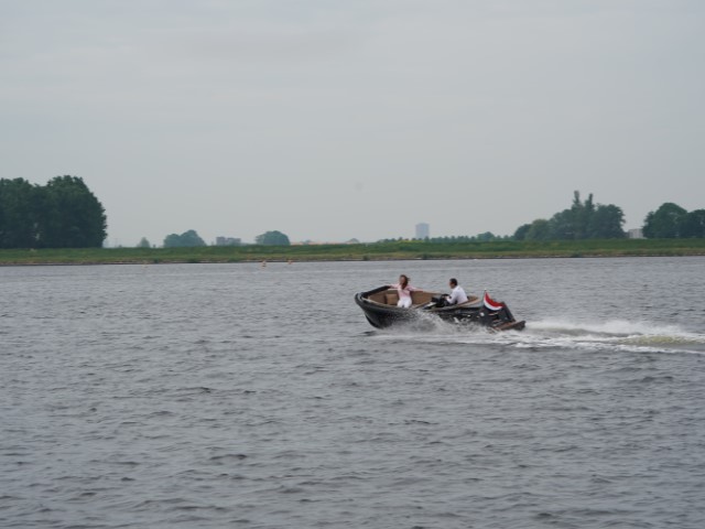 Corsiva 595 snelvarend maakt een bocht